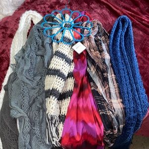 Scarves and hanger